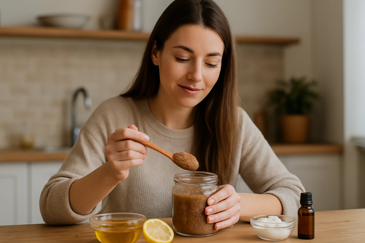 Cum să îți faci singură un exfoliant natural acasă
