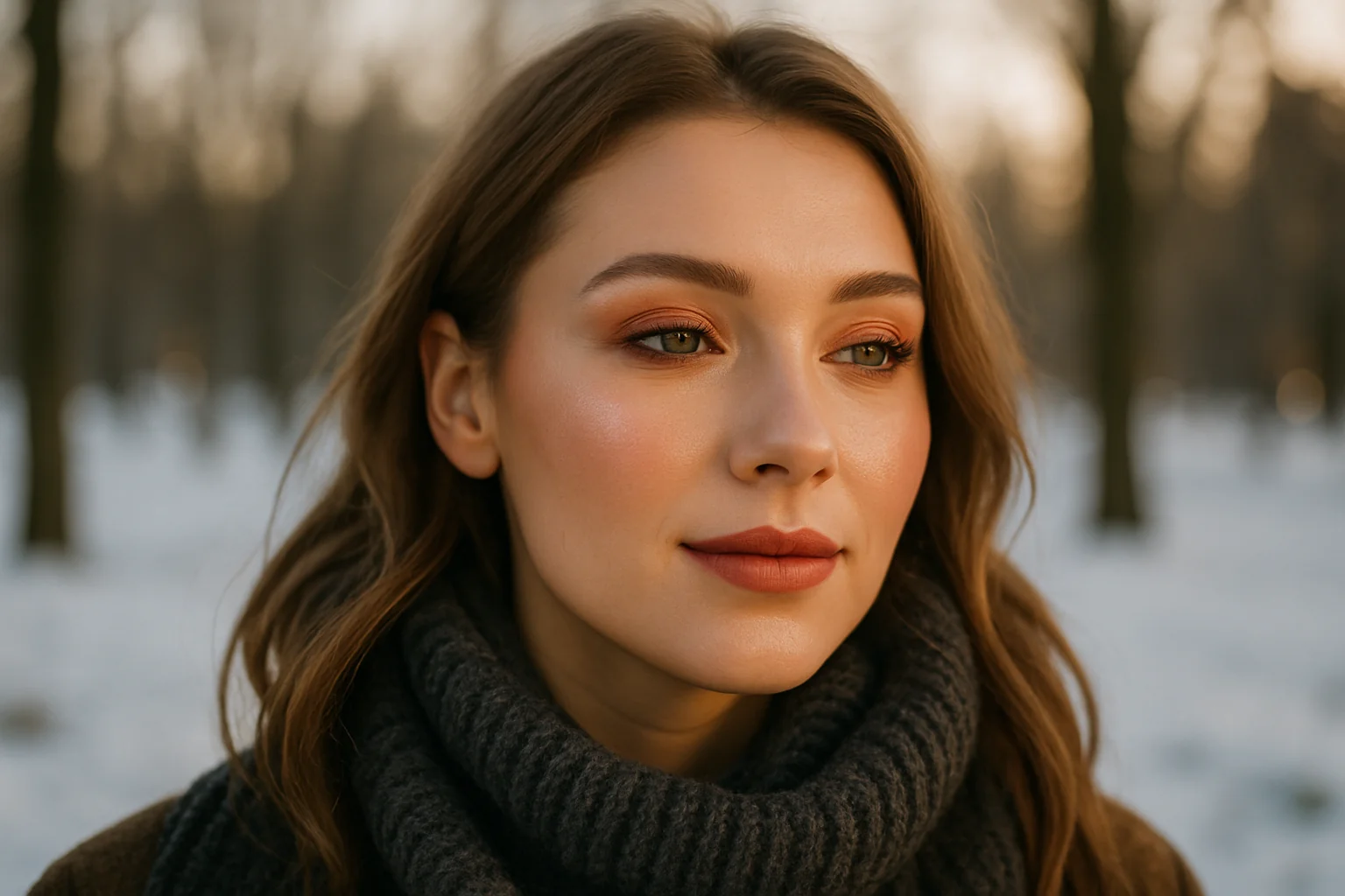 Make-up luminos pentru zilele scurte de iarnă