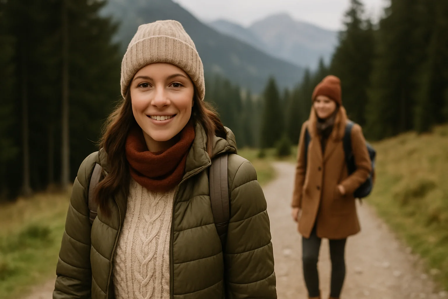 Ținute pentru vacanță la munte în stil feminin